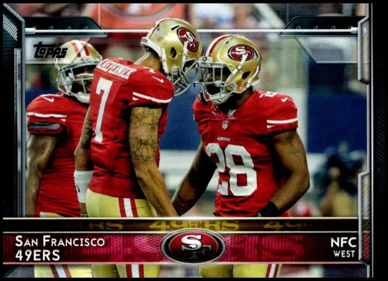 2015 Topps #293 San Francisco 49ers NM-MT San Francisco 49ers Football Card - Football Card Single