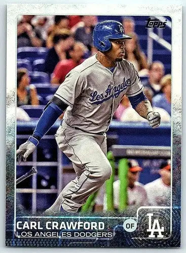 2015 Topps #308 Carl Crawford NM-MT Dodgers ID:71597 - Baseball Card Single