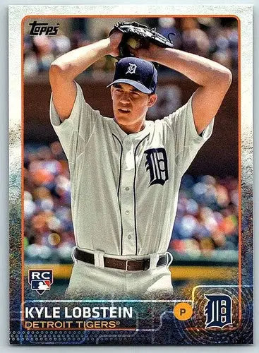 2015 Topps Kyle Lobstein Rookie Tigers baseball card with original gloss and detail