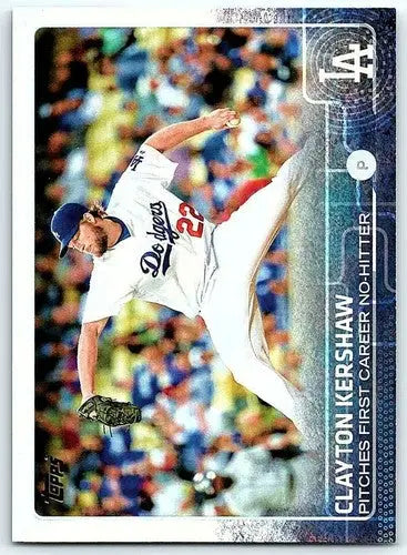 2015 Topps #317 Clayton Kershaw NM-MT Dodgers 2014 Baseball Highlights ID:19126 - Baseball Card Single