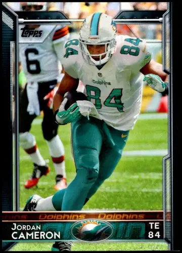 Jordan Cameron football card from 2015 Topps #32 with original gloss NM-MT