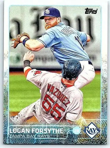 2015 Topps #329 Logan Forsythe NM-MT Rays - Baseball Card Single