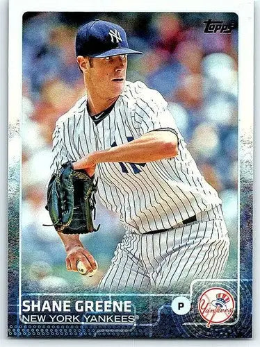 Shane Greene baseball card with original gloss, 2015 Topps NM-MT Yankees ID 14733
