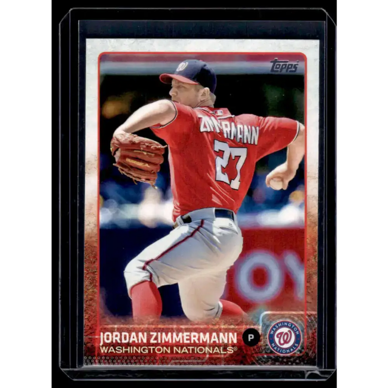 2015 Topps #38 Jordan Zimmermann NM-MT Washington Nationals Baseball Card - Baseball Card Single