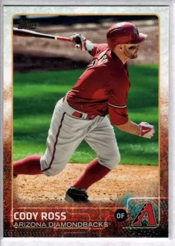 Original gloss baseball trading card featuring Cody Ross of the Arizona Diamondbacks