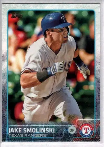 2015 Topps #408 Jake Smolinski NM-MT Rangers - Baseball Card Single