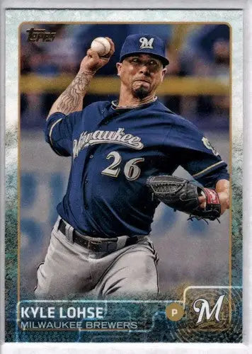 2015 Topps #410 Kyle Lohse NM-MT Brewers - Baseball Card Single