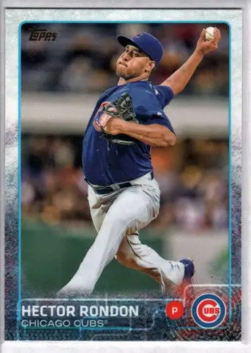 Original gloss Hector Rondon baseball card 2015 Topps NM-MT Cubs ID 4148