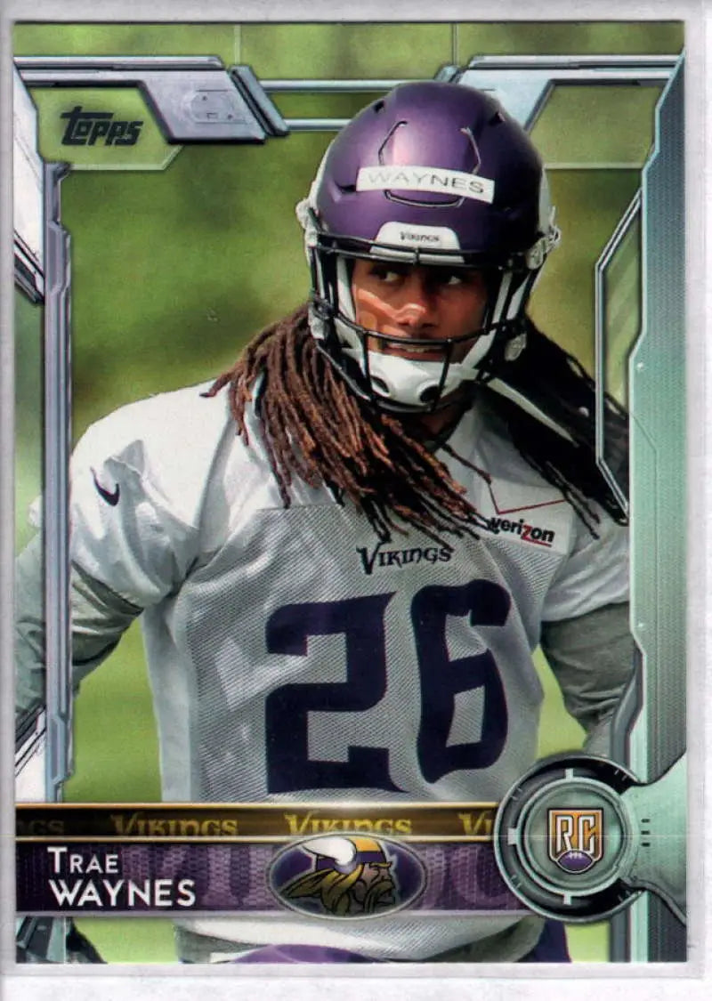2015 Topps #421 Trae Waynes NM-MT RC Rookie Minnesota Vikings Football Card - Football Card Single