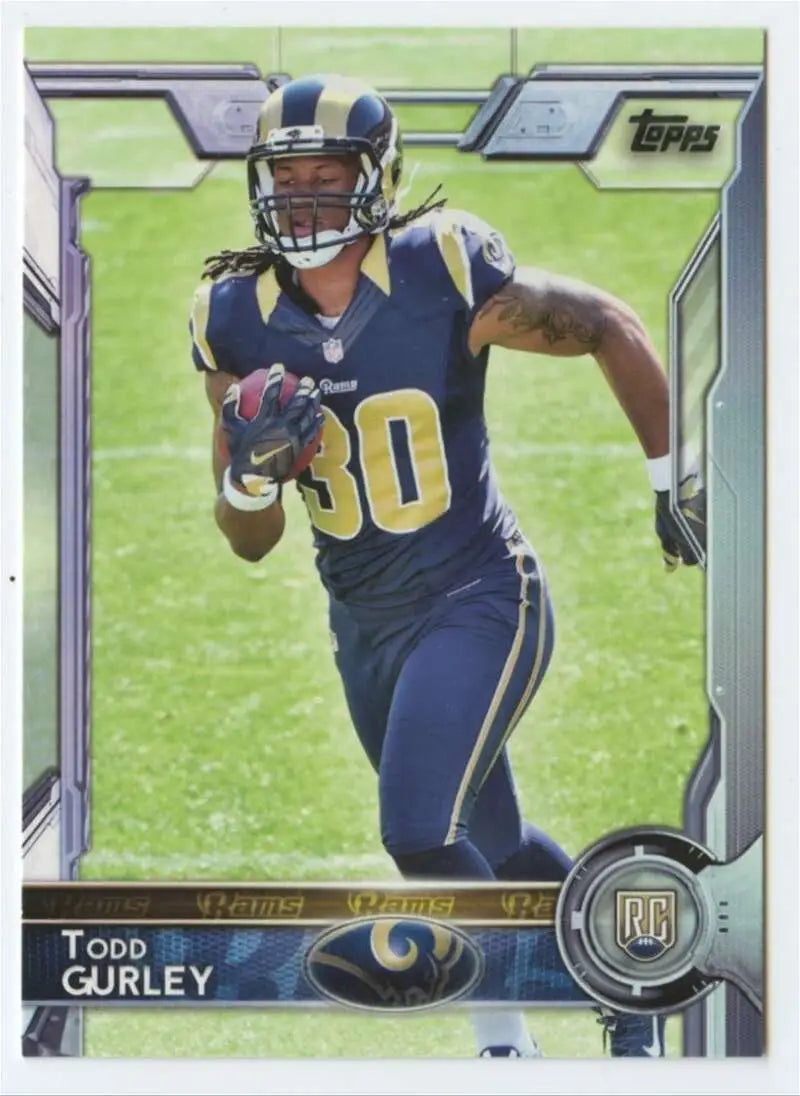 2015 Topps #422 Todd Gurley NM-MT RC Rookie St. Louis Rams Football Card - Football Card Single