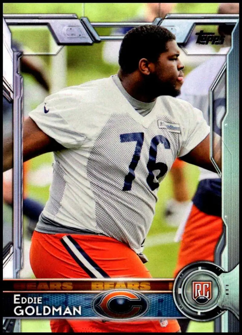 2015 Topps #431 Eddie Goldman NM-MT RC Rookie Chicago Bears Football Card - Football Card Single