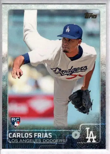 2015 Topps #434 Carlos Frias NM-MT RC Rookie Dodgers - Baseball Card Single