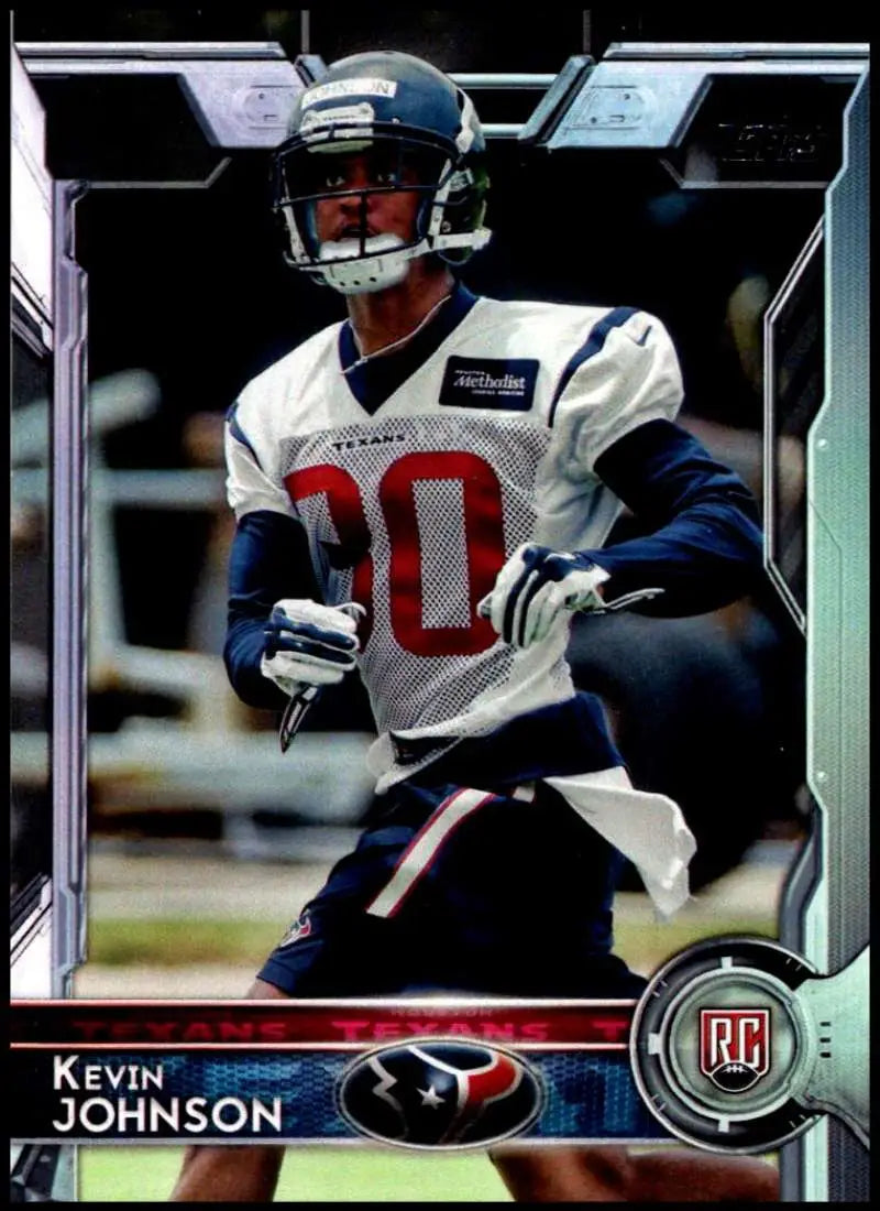 2015 Topps #436 Kevin Johnson NM-MT RC Rookie Houston Texans Football Card - Football Card Single