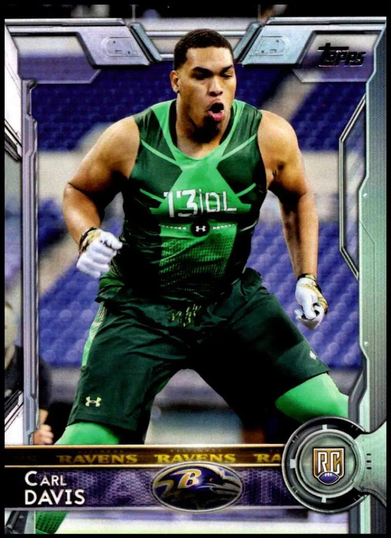 2015 Topps #440 Carl Davis NM-MT RC Rookie Baltimore Ravens Football Card - Football Card Single