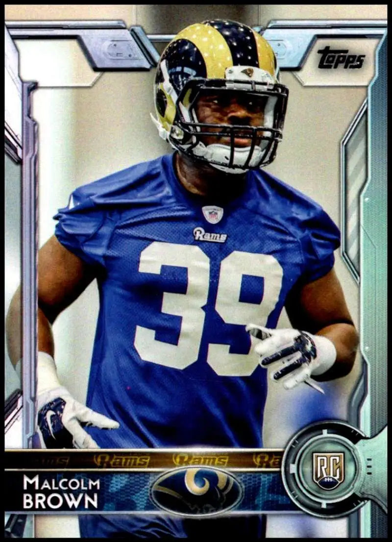 2015 Topps #441 Malcolm Brown NM-MT RC Rookie St. Louis Rams Football Card - Football Card Single