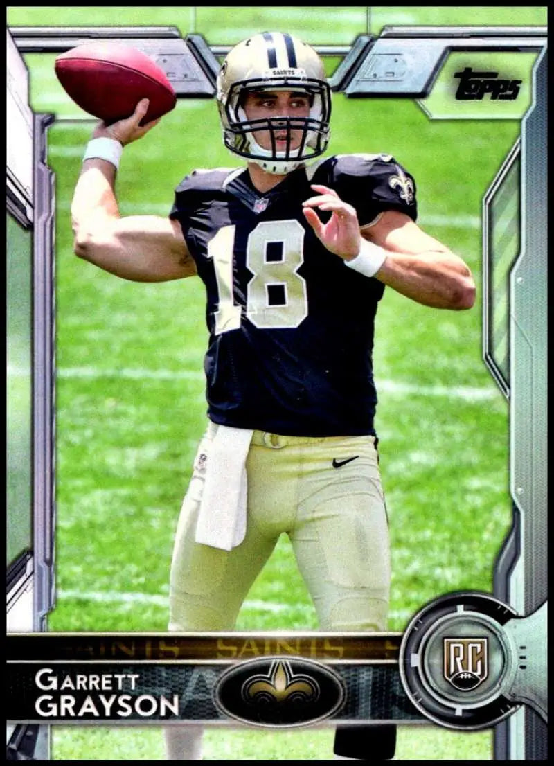 2015 Topps #442 Garrett Grayson NM-MT RC Rookie New Orleans Saints Football Card - Football Card Single