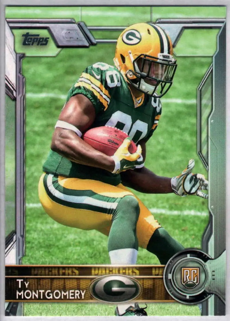 2015 Topps #446 Ty Montgomery NM-MT RC Rookie Green Bay Packers Football Card - Football Card Single