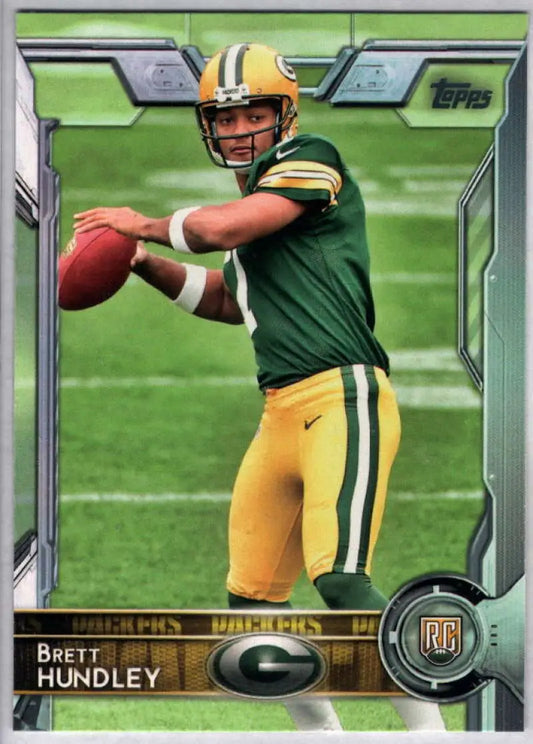 2015 Topps #447 Brett Hundley NM-MT RC Rookie Green Bay Packers Football Card - Football Card Single