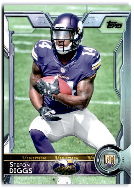 2015 Topps #452 Stefon Diggs NM-MT RC Rookie Minnesota Vikings Football Card - Football Card Single