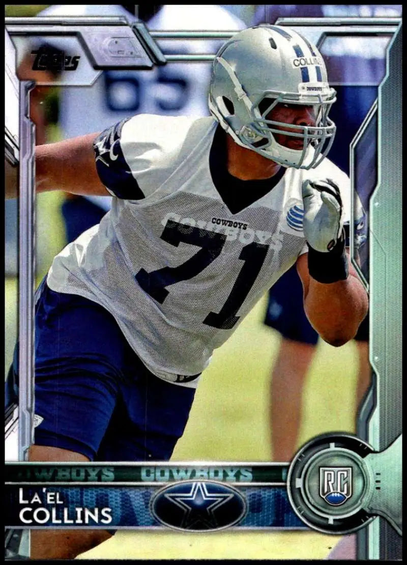 2015 Topps #454 La’el Collins NM-MT RC Rookie Dallas Cowboys Football Card - Football Card Single