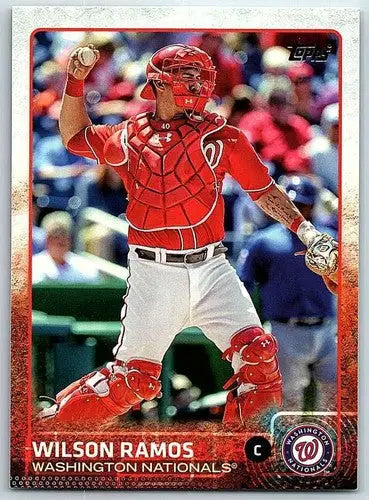 2015 Topps #46 Wilson Ramos NM-MT Nationals ID:4016 - Baseball Card Single