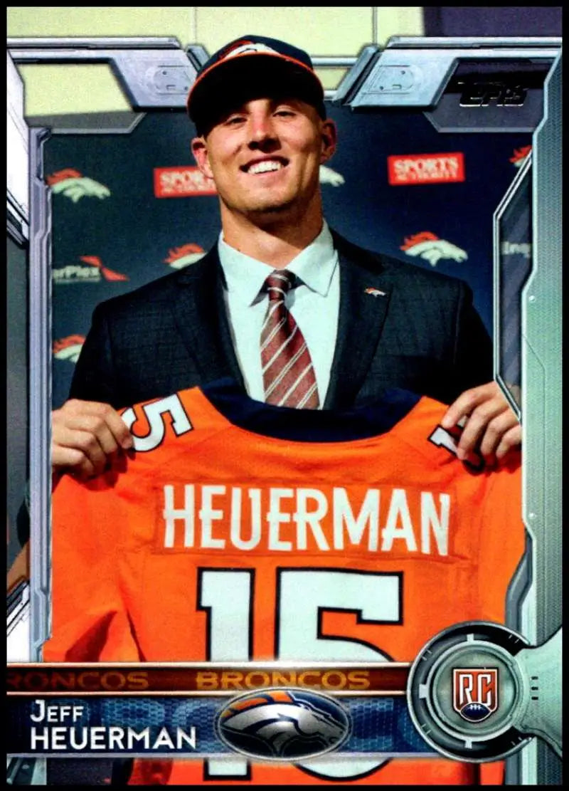 2015 Topps #465 Jeff Heuerman NM-MT RC Rookie Denver Broncos Football Card - Football Card Single