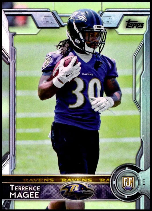 2015 Topps #466 Terrence Magee NM-MT RC Rookie Baltimore Ravens Football Card - Football Card Single