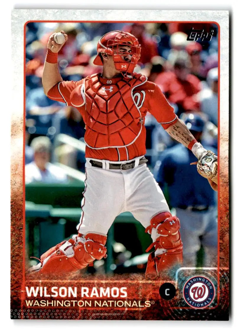2015 Topps #46a Wilson Ramos - Baseball Card Single
