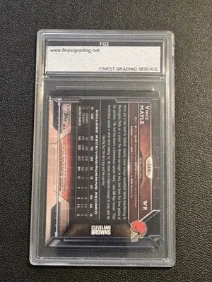 2015 Topps #474 Vince Mayle Graded FGS 10 - Football Card Single