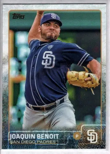 2015 Topps Joaquin Benoit baseball card with original gloss NM-MT Padres ID 20432
