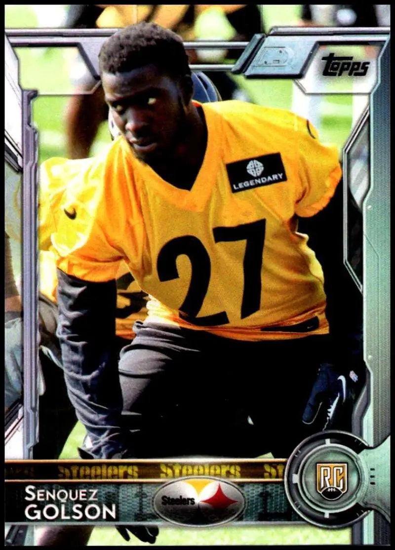 2015 Topps #482 Senquez Golson NM-MT RC Rookie Pittsburgh Steelers Football Card - Football Card Single