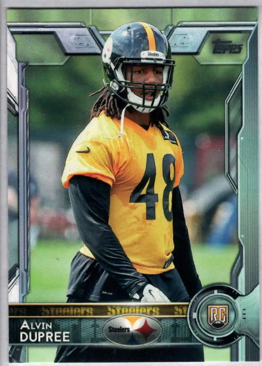 2015 Topps #489 Alvin Dupree NM-MT RC Rookie Pittsburgh Steelers Football Card - Football Card Single