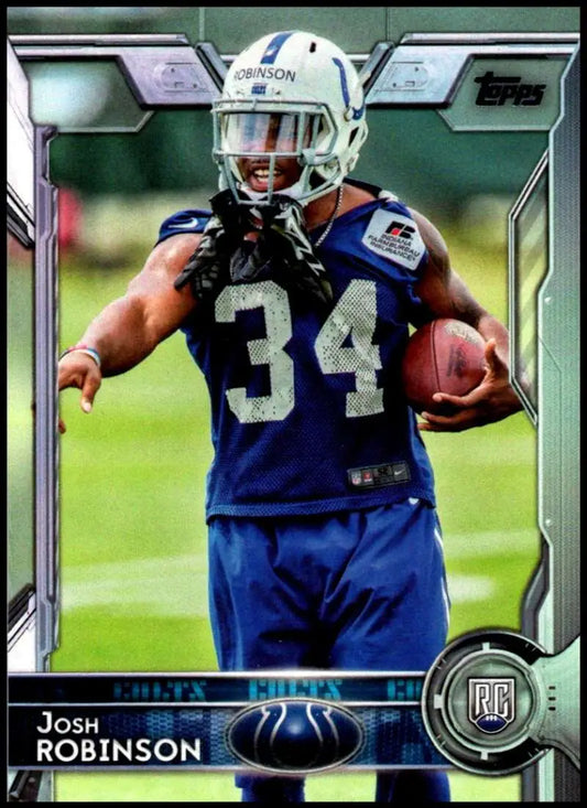 2015 Topps #498 Josh Robinson NM-MT RC Rookie Indianapolis Colts Football Card - Football Card Single