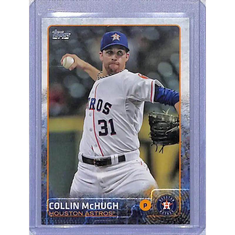 2015 Topps #508 Collin McHugh NM-MT Houston Astros Baseball Card - Baseball Card Single