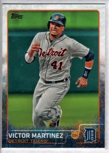 Original gloss Victor Martinez baseball card from 2015 Topps #515 NM-MT Tigers