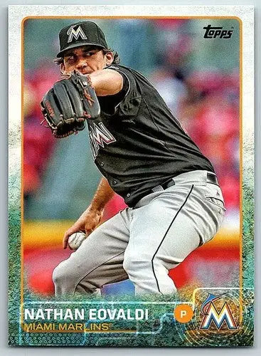 2015 Topps #53 Nathan Eovaldi NM-MT Marlins ID:70877 - Baseball Card Single