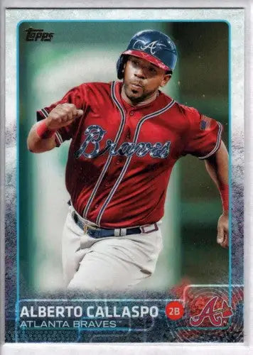 2015 Topps #543 Alberto Callaspo NM-MT Braves - Baseball Card Single