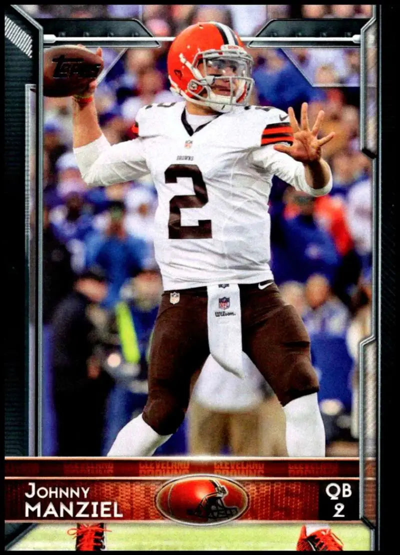 2015 Topps #56 Johnny Manziel NM-MT Cleveland Browns Football Card
