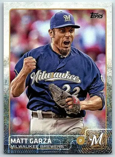 Matt Garza baseball card from 2015 Topps #56 with original gloss NM-MT