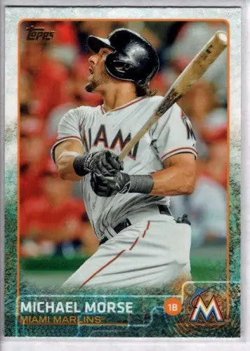 2015 Topps #565 Michael Morse NM-MT Marlins - Baseball Card Single