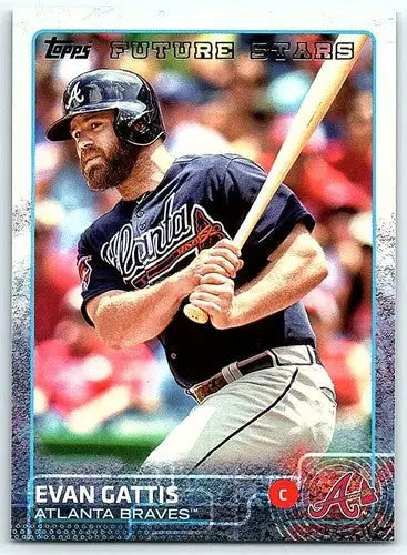 2015 Topps #58 Evan Gattis NM-MT Braves Future Star ID:11377 - Baseball Card Single