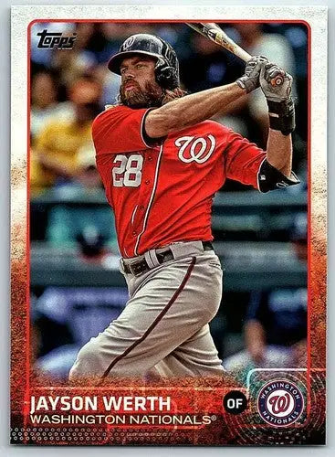 2015 Topps #6 Jayson Werth NM-MT Nationals ID:4006 - Baseball Card Single