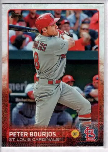 2015 Topps Peter Bourjos baseball card with original gloss in NM-MT condition