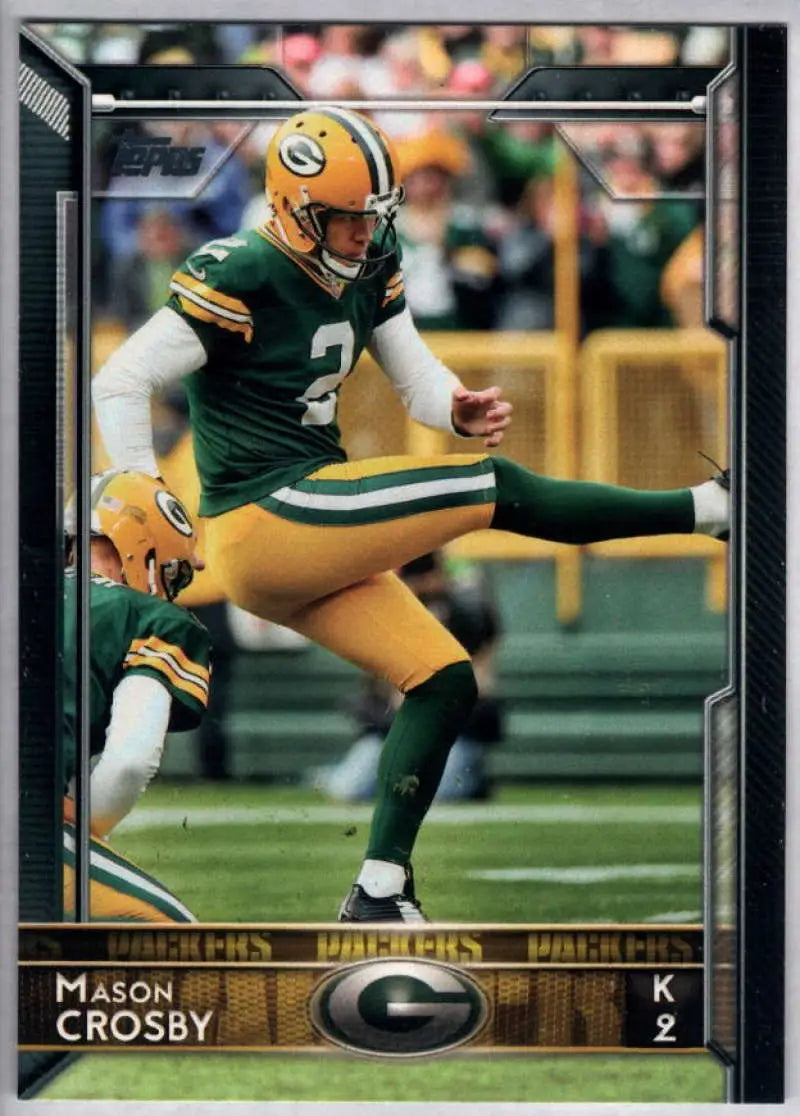 2015 Topps #63 Mason Crosby NM-MT Green Bay Packers Football Card - Football Card Single