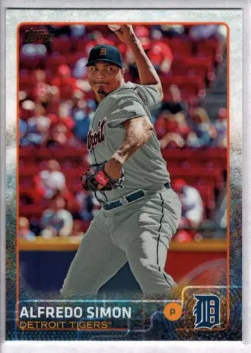 2015 Topps #654 Alfredo Simon NM-MT Tigers - Baseball Card Single