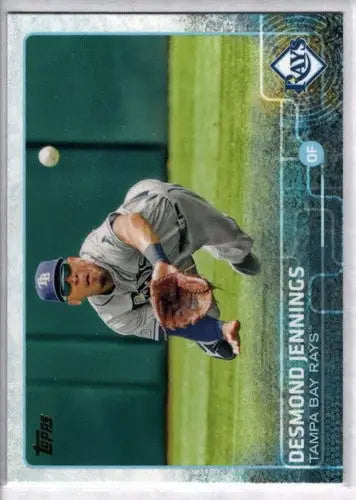 Original gloss Desmond Jennings baseball card 2015 Topps NM-MT Rays ID 4262