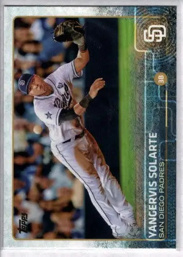 Original gloss Baseball card featuring Yangervis Solarte NM-MT Padres ID 4266