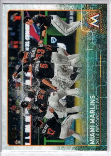 2015 Topps #699 Miami Marlins NM-MT Marlins ID:14735 - Baseball Card Single