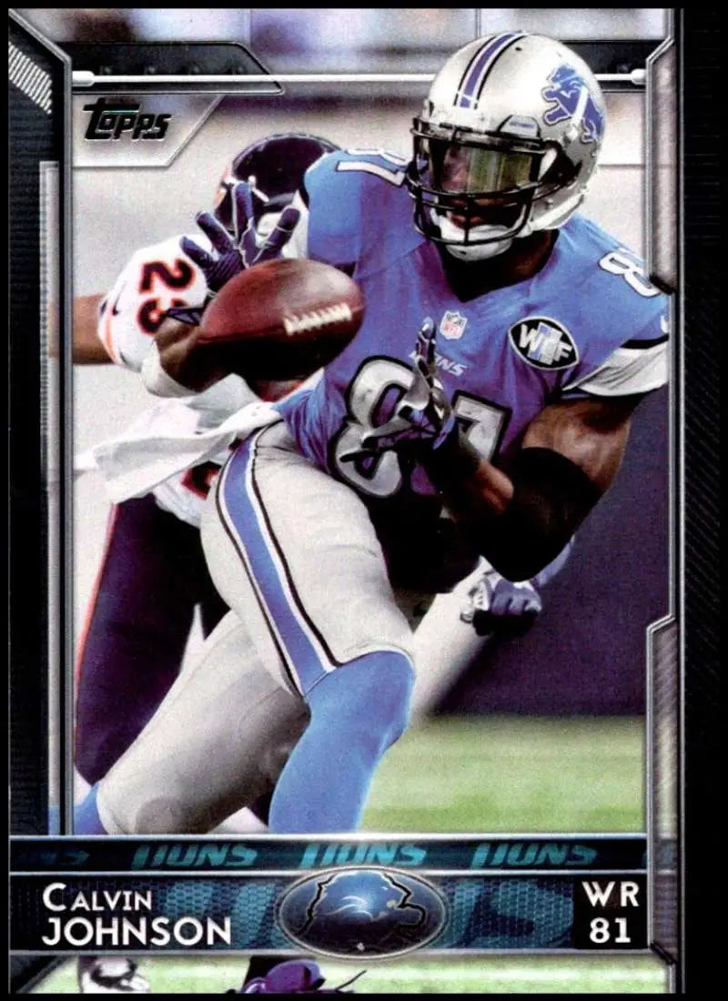 2015 Topps #70 Calvin Johnson NM-MT Detroit Lions Football Card - Football Card Single