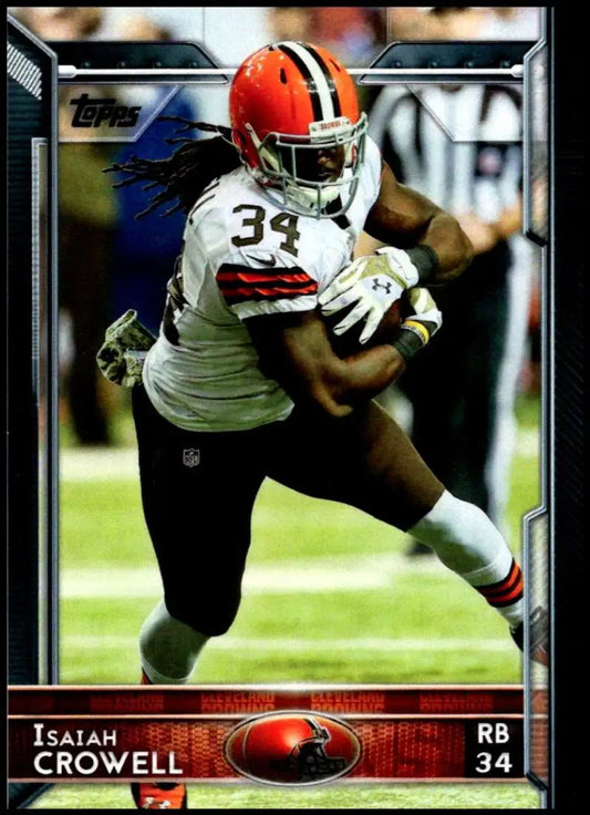 2015 Topps #74 Isaiah Crowell NM-MT Cleveland Browns Football Card